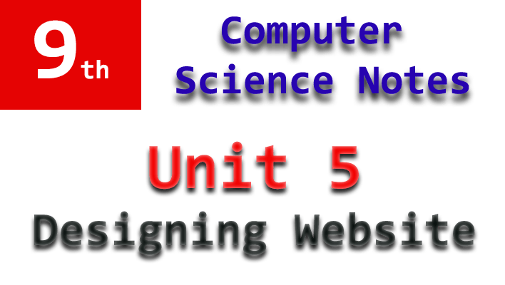 computer science unit 5 name designing website
