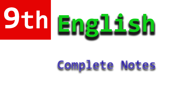 notes 9th english