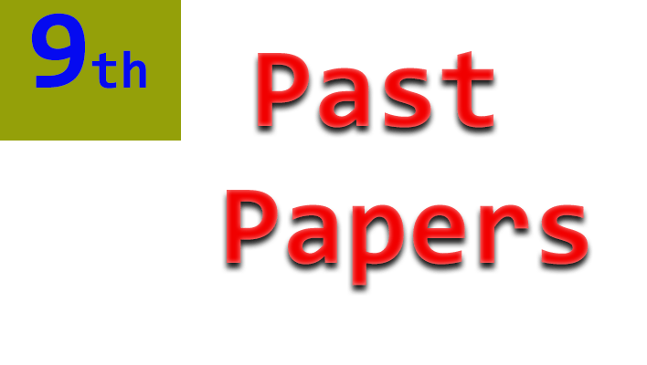 past papers 9th