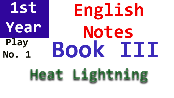 play 1 heat lightning book iii notes