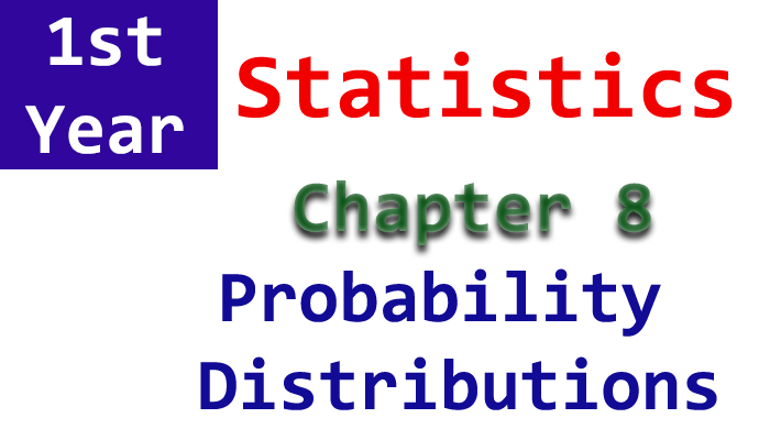 chapter 8 statistics notes 1st year