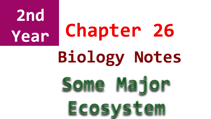 2nd year biology chapter 26