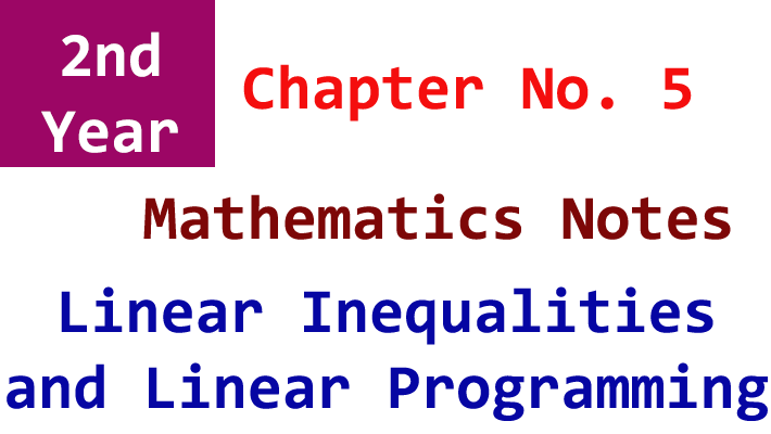 2nd year mathematics chapter 5