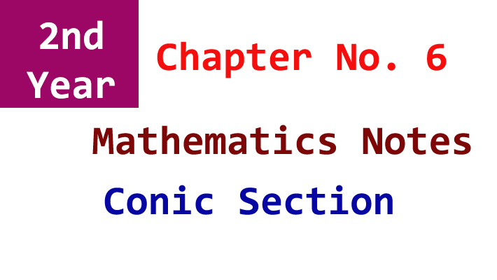 2nd year mathematics chapter 6